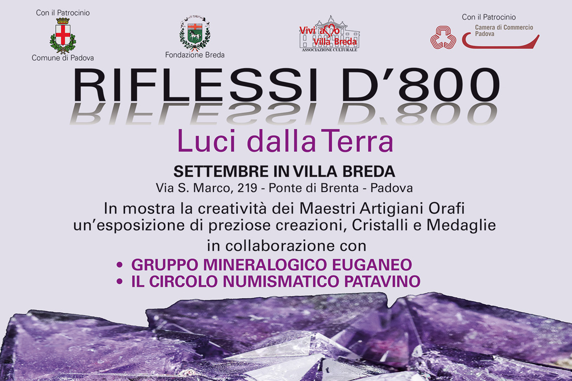 Riflessi d'800 - Luci dalla Terra - La Bottega dell'Orafo di Carlo Degli Stefani - Padova